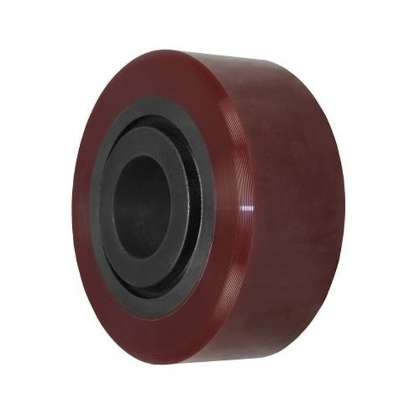 Durastar Wheel; 6X2.5 Polyurethane|Glass-Filled Nylon (Maroon|Black); 1-15/16 P 625MX86F